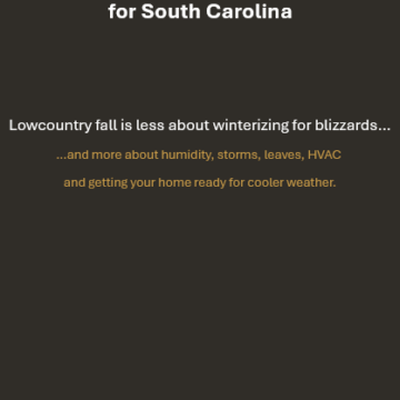 7 Fall Home Maintenance Tips for South Carolina Homeowners